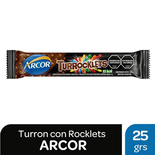 TURRON ARCOR 25G ROCKLETS