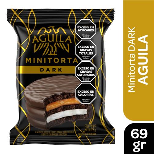 7790040137578 ALFAJOR AGUILA MINITORTA 69G DARK
