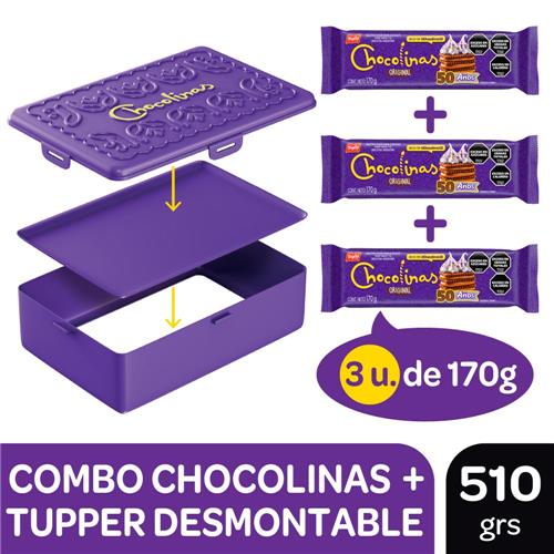 CHOCOLINA 170X3  + TUPPER