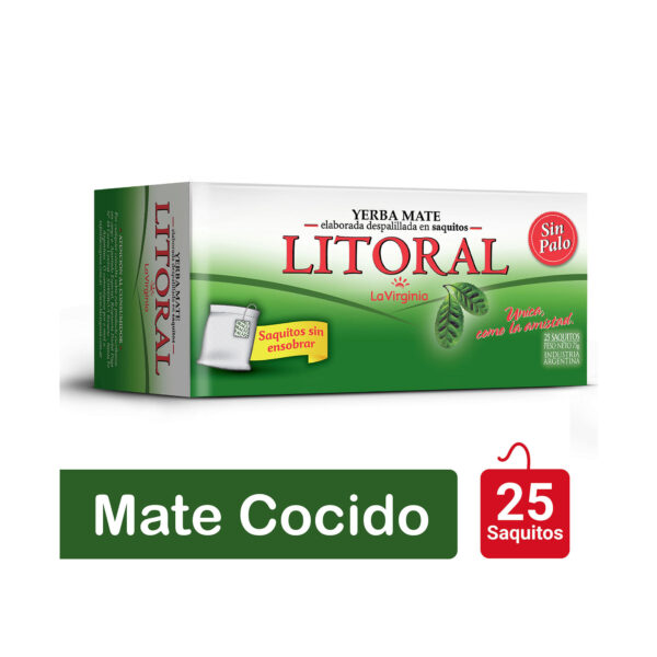 MATE COCIDO LITORAL 25 SIN ENSOBRAR