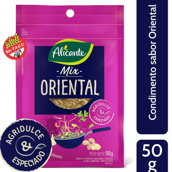 7790150532607 CONDIMENTO ALICANTE MIX ORIENTAL 50G