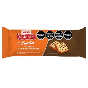 7793890259247 BUDIN VALENTE 170G CON CHIPS CHOCOLATE