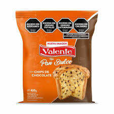 7793890259896 PAN DULCE VALENTE 400G CON CHIPS CHOC