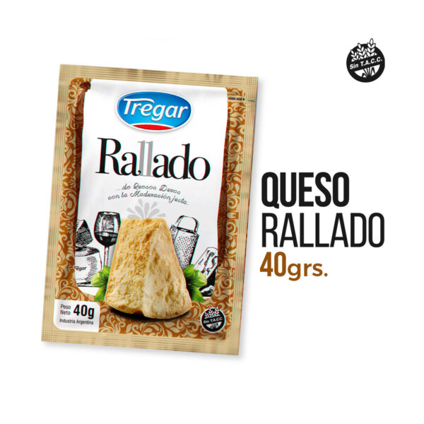 QUESO RALLADO TREGAR 40G.