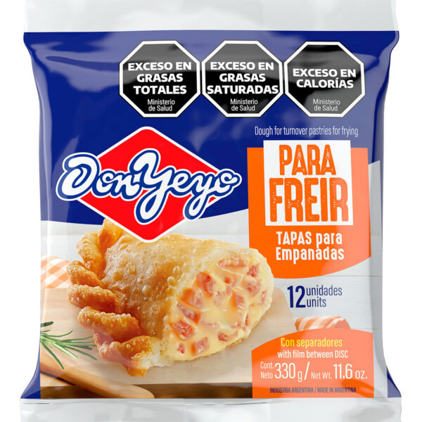 DISCOS EMPANADAS DON YEYO 330G FREIR