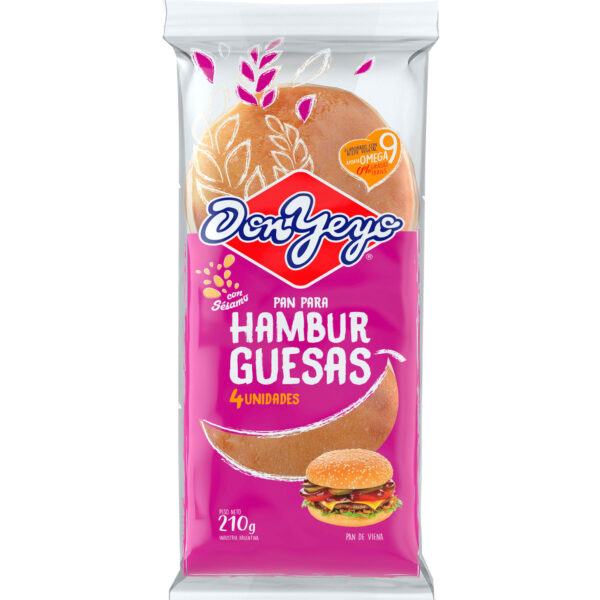 PAN DON YEYO 210G HAMBURGUESA