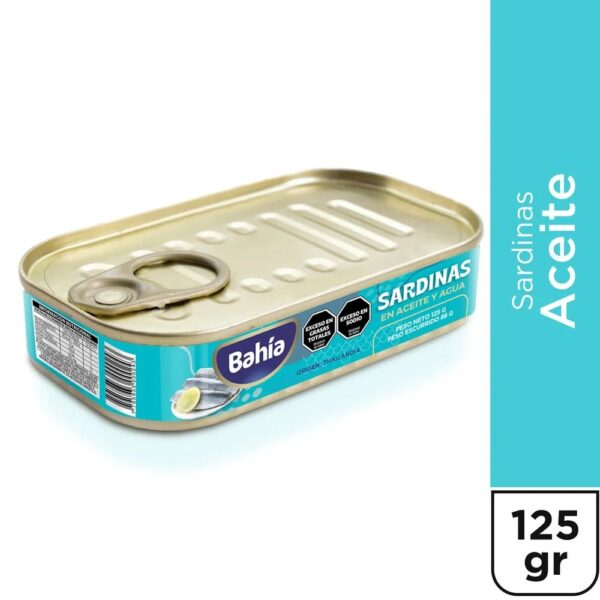 SARDINAS BAHIA 125G ACEITE