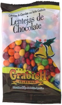 7798029710156 LENTEJAS GRABICH 80G CHOCOLATE