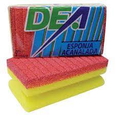 7798059384723 ESPONJA DEA ACANALADA NARANJA