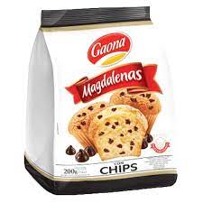 7798126073864 MAGDALENAS GAONA 180G CON CHIPS