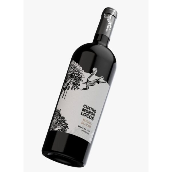 VINO CUATRO MONOS LOCOS MALBEC SALVAJE