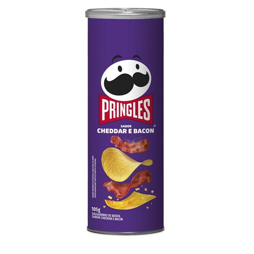 7896004011790 PAPAS PRINGLES 105G CHEDDAR E BACON