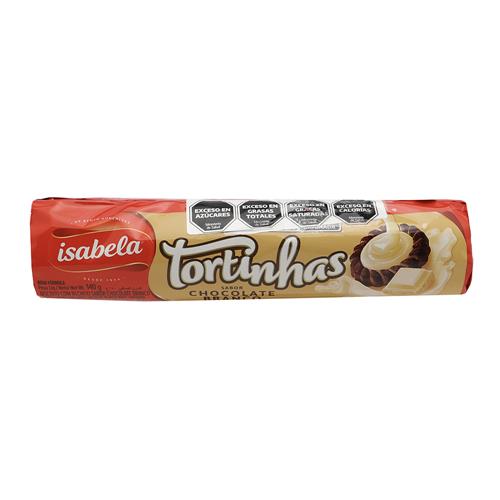 7896022086381 GALLETITAS ISABELA 140G TARTELETAS CHOC.BLANCO