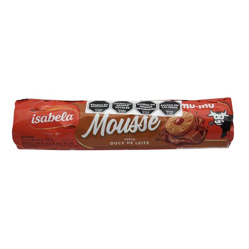 7896022086688 GALLETITAS ISABELA 130G MOUSSE DULCE DE LECHE