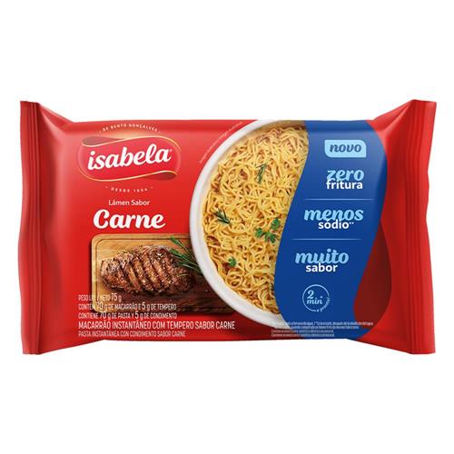 RAMEN ISABELA 75G CARNE.
